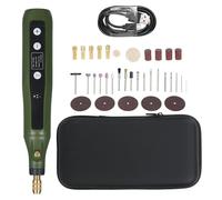 YWBL-WH Kit de Herramientas de Rotación de Potencia, Kit de Herramientas de Trabajo Manual Eléctrico, 5 Velocidades Ajustables para la Talla de Grabado con 72 Accesorios, Taladro de (34pcs)