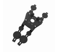 YWBL-WH Kit de Montaje de Soporte de Techo de Coche Gen 3 con 8 Bases de Succión, Soporte de Antena de Acero de Aleación Resistente para Plato V3, Capacidad de Carga de 170 Libras para Uso en