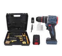 YWBL-WH Kit de Perforación Inalámbrica Herramienta Eléctrica Multifuncional de 1500 Rpm para el Mantenimiento del Hogar (Enchufe de la UE)