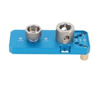 YWBL-WH Kit de Perforadora de Perfil de Aluminio, Guía de Broca Serie 20 30 40 con Broca Escalonada M6 M8 para un Posicionamiento Preciso en Ensamblaje de Marco Industrial