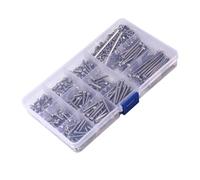 YWBL-WH Kit Surtido de Tornillos y Tuercas M3 de Acero Inoxidable 304, 440 Piezas, Juego de Herrajes con 2 Llaves Hexagonales para Reparación de Muebles