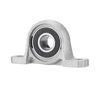 YWBL-WH KP001 Rodamiento de Chumacera de Aleación de Zinc, Orificio de 12 Mm, Montaje de Brida de Dos Pernos con Rodamiento de Bolas Autoalineable para Transportador, Maquinaria