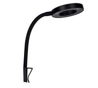 YWBL-WH Lámpara con Abrazadera para Pecera, Miniluz Eficiente para Acuario, Rotación de 360° para Plantas Acuáticas con Cable de Alimentación USB DC5V (Black)
