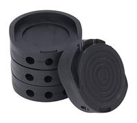 YWBL-WH Lavadora Mat de Pie de Pie Anti con Almohadillas de Vibración, Reducción de Ruido y Durabilidad, Fácil de Instalar, para Electrodomésticos, Alfombra de Piernas de Muebles