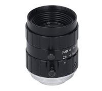 YWBL-WH Lente de Montura C de 25 Mm Lente Gran Angular de Enfoque Manual de Alta Resolución de 12 MP para Fotografía con Cámara Profesional Construcción de Aleación de Aluminio Apertura F2.8-4 °F a