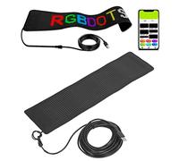 YWBL-WH Letrero LED Flexible para Tienda, Control de Aplicación Bluetooth USB de 5 V, Letrero de Animación de Texto con Pantalla Programable, Publicidad Brillante Personalizada con