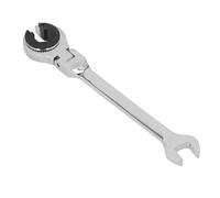 YWBL-WH Llave de Línea de Freno de Acero CRV, Llave de Trinquete de Extremo Abierto de 12 Mm para Apretar Pernos Duros en Sistemas de y Aire Acondicionado Automotrices