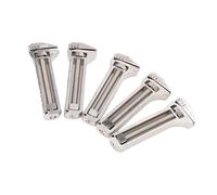 YWBL-WH Llave Multiherramienta de 5 Piezas, Llave Ajustable de Acero de Aleación, Abridor de Botellas, Pinza Extractora de Clavos, con Acabado Plateado, para el Hogar, Camping, Viajes,