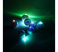YWBL-WH Luces de Globo LED, Mini Lámparas de Bola Redondas para Decoraciones Navideñas y de Boda, Paquete de 100, Luz Blanca Brillante para Fiestas en el Hogar (luz de colores)