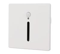 YWBL-WH Luz de Paso LED, Sensor de Movimiento Empotrado de 3 W, Luz de Escalera de Anochecer a Amanecer 4000 K con Aleación de Aluminio, para Armario de Pasillo de Escalera Interior