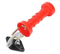 YWBL-WH Manija de Puerta Aislada 10 Manijas de Cerca Eléctrica de Plástico con Aisladores HDPE de Acero Inoxidable para Cercas Agrícolas 7,5 X 2,4 Pulgadas