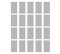 YWBL-WH Marcadores Reflectantes, 3 Mm de Diámetro Interior y 6 Mm de Diámetro Exterior, 2400 Piezas Lágrima de Brillo Reflectante con Diseño de Lámina Adhesiva para Escaneo 3D