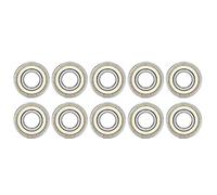 YWBL-WH Material de Acero de Rodamiento de Rodamiento de Bolas de Doble Sello de Doble Sello de 10 Piezas 6202Z Miniatura de una Sola Pre Lubricada