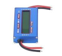 YWBL-WH Medidor de Amperios de Voltaje de BateríA, Medidor de Vatios RC de Aleación de Aluminio con Corriente de 100 A, Voltaje de 60 V para Pruebas de Energía Renovable