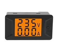 YWBL-WH Medidor de Amperios de Voltaje, Medidor de Panel Amperímetro Voltímetro Digital de Pantalla Dual, Rango de Medición CA 0-100A para Uso Doméstico y de Laboratorio, Medición de Corriente sin