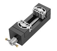 YWBL-WH Mini Abrazadera de Tornillo de Banco, Tornillo de Banco Autoajustable con Mandíbulas Adaptables para Fabricación de Joyas, Modelado, Reparación de Relojes, Acero Inoxidable de
