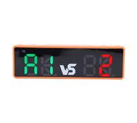 YWBL-WH Mini Marcador Digital, Material ABS, Pantalla LED Brillante y Zumbador Fuerte, USB C Recargable para Deportes y Juegos