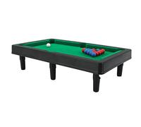 YWBL-WH Mini Mesa de Billar, Juego de Billar Interactivo de Plástico con 16 Bolas para Diversión de Escritorio para Niños