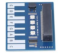 YWBL-WH Mini Módulo de Piano PCB Placa de Expansión de Música con 13 Botones Táctiles 4 LED RGB Zumbador Interfaz I2C para Codificación de Micro Bits Aprendizaje de Música Proyectos de Bricolaje