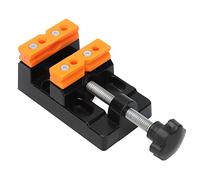 YWBL-WH Mini Tornillo de Banco de Prensa de Taladro, Tornillo de Banco de Mesa Ajustable de Aleación de Aluminio, de de Mesa Plano para Carpintería, Ideal para Sujetar Varios Materiales