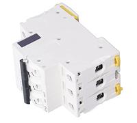 YWBL-WH Miniature Circuit Breaker, 3P 40A 400V Overload Protector | Interruptor de bajo voltaje en carril DIN, disparo magnético térmico, carcasa retardante de llama PA66, distribución de