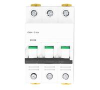 YWBL-WH Miniature Circuit Breaker, 3P 40A 400V Overload Protector | Interruptor de bajo voltaje en carril DIN, disparo magnético térmico, carcasa retardante de llama PA66, distribución de