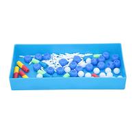 YWBL-WH Modelo de ADN Modelo Molecular de Doble Hélice de PVC con Superficie Lisa Juego de Enseñanza de 90 Piezas 10 Pares de Bases para Estudiantes Educación en Biología e Investigación de
