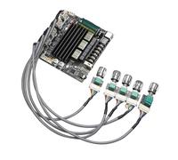 YWBL-WH Módulo Amplificador, Placa Amplificadora de Potencia de Sonido de 100W 200W 2.1 Canales con Entrada USB AUX, para de Altavoces de Cine en Casa