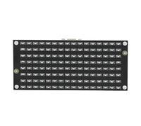 YWBL-WH Módulo de Control de Matriz Tablero de Luz LED con 128 LED, Comunicación I2C, Amplia Aplicación para Pantallas, Tableros de Publicidad, Adecuado para Hoteles, KTV, Bares, Publicidad Al Aire