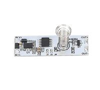 YWBL-WH Módulo de Interruptor Táctil Placa de Módulo de Control Táctil ABS DC3.7V a 24V 5A Voltaje Constante Atenuación Continua para Iluminación de Lámpara de Mesa de Mostrador de Armario