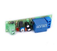 YWBL-WH Módulo de Relé de Retardo Temporizado DC 5V, NO/NC 10A Ajustable | Tablero de interruptor de señal programable, retardo ajustable de 0-200 segundos, chip de sincronización NE555, control de