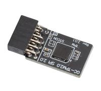 YWBL-WH Módulo de Seguridad TPM 2.0, Interfaz de Bus SPI de 12 1 Pin, Chip de Cifrado 2x6P, con Tecnología de Cifrado Avanzada para Memoria DDR4 de la Placa Base del Operativo UEFI 7