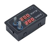 YWBL-WH Módulo del Controlador de relé de Retraso de Tiempo con Pantalla LED, Ajuste de Sincronización de Amplio Rango para Varias Aplicaciones, ABS DC 7-27V Universal YF-15