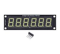 YWBL-WH Módulo Visualización LED 7 Segmentos 0.56" 6 Dígitos TM1637 Display Digital Electrónico