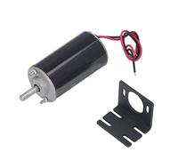 YWBL-WH Motor de Alta Velocidad, Motor de Control de Velocidad Ajustable de 50 W, bajo Nivel de Ruido con Alta Torsión para Equipos de Rectificado y Perforación (24V 6000rpm con Soporte)