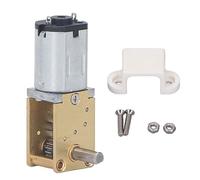 YWBL-WH Motor de Engranaje de Gusano de 12 V de 12 V, Motor de Gusano de Eje único, de Reducción de Micro Cepillado Alto con Asiento Fijo 1218 N20, Todo el Engranaje de Metal, Buen Rendimiento, CC
