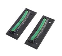 YWBL-WH Nivel de Burbuja para Vehículos Recreativos, Juego de 2 uds. Con Adhesivo y Montaje Con Tornillo, de Nivelación Preciso a Prueba de Decoloración para Remolque, Camión y