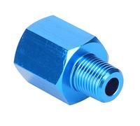 YWBL-WH NPT Reductor Adaptador Ajuste de Aluminio Presión de Ajuste Sensor Sensor Presente Adaptadores Reductor Hembra 1/8 NPT Azul