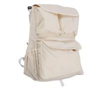 YWBL-WH Organizador de Cochecitos de bebé, Bolsa Colgante, Cesta de Cochecito, Accesorios Universales de Cochecito con Correa Ajustable, Almacenamiento de Gran Capacidad para Pañales, (Beige)