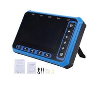 YWBL-WH Oscilómetro Portátil de 5 Canales Osciloscopio Digital Ancho de Banda de 1MHz Frecuencia de Muestreo de 3MHz WiFi 2.4G 5G con Pantalla IPS de 4.3 Pulgadas para Señal de (Versión Wi-Fi)