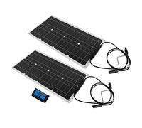 YWBL-WH Panel de Carga Solar con Controlador de 30A, Doble Pieza