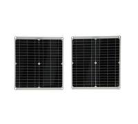 YWBL-WH Panel Solar Flexible 25W 20V, Módulo Monocristalino con Controlador Solar 20A y Salida USB Dual para Vehículos Recreativos, Camping y Viajes Al Aire Libre