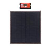 YWBL-WH Panel Solar Portátil de 15 W, Cargador USB Plegable de Silicio Monocristalino con Controlador, para Acampar, Senderismo, Mochilero, Actividades Al Aire Libre