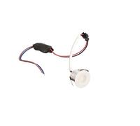 YWBL-WH Paquete de 2 Mini Focos, Luz LED Redonda Empotrable en el Techo, Pantalla Acrílica AC85-265V, Gabinete de Carcasa de Aluminio, Puede Iluminar para la Sala de Estar del (Blanco cálido 3000K)