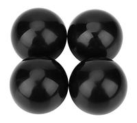 YWBL-WH Perilla de de Máquina, 6 Piezas, Perilla de Bola Roscada de Plástico Negro, Redondo de 40 Mm de Diámetro para Máquinas Herramientas, Equipos de Juegos