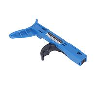 YWBL-WH Pistola para Bridas de Cables, Herramienta de Pistola para Bridas con Cremallera de ABS para de Nailon de 2,4 a 5,0 Mm, Punto de Sujeción y Corte Al Ras, Herramienta de Engarzado Manual para