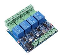 YWBL-WH Placa de Módulo de relé de 4 Canales, Interruptor de relé Controlado de 12 V CC con Microcontrolador STM8S103F3 para Automatización del Hogar y Control Industrial