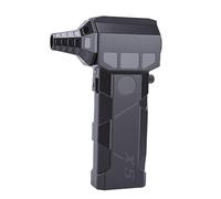 YWBL-WH Plumero de Aire Eléctrico, Plumero de Aire Comprimido Recargable con Flujo de de 52m, Batería 2x3000mAh, Pantalla LED, 4 Boquillas, 2 Cepillos, para Teclado, PC, Coche,