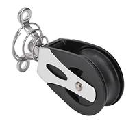 YWBL-WH Polea de Nailon para Velero de Acero Inoxidable 316 Fuerte y de Baja Fricción, Carga de Trabajo de 1500 Libras, Ancho de Rueda de 3/8 Pulgadas para Equipos de Ejercicios y Láminas Marinas