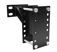 YWBL-WH Porta Llantas de Repuesto, Soporte de Carga Resistente de 150 LB, Soporte de Hierro Sólido con Diseño de Elevación Inclinado, para Remolque de Barco con Espacio Entre Pernos de